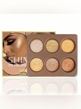 URBAN Romantics 6-Shade Radiant Highlighter Palette - Champagne, Gold & Bronze
